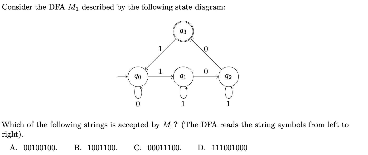 <p>Can be multiple correct or none</p>