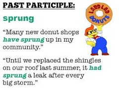 <p>A past participle is a VERB + -ED used as an adjective or a verb.</p>