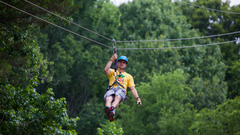 <p>to go ziplining</p>