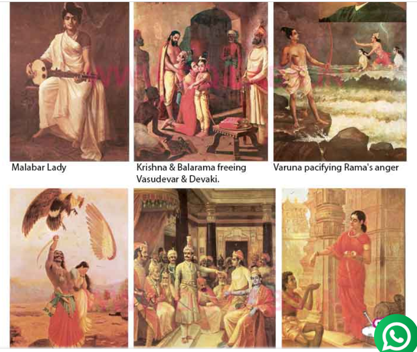<p>Considered among the greatest painters in the history of Indian art, did lots of paintings of religious symbols and people. </p>