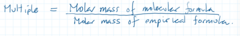 <p>Then times the empirical formula compound by the multiple</p>
