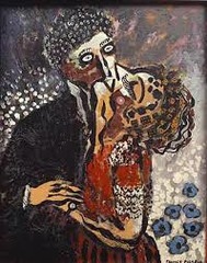 <p>to kiss</p>