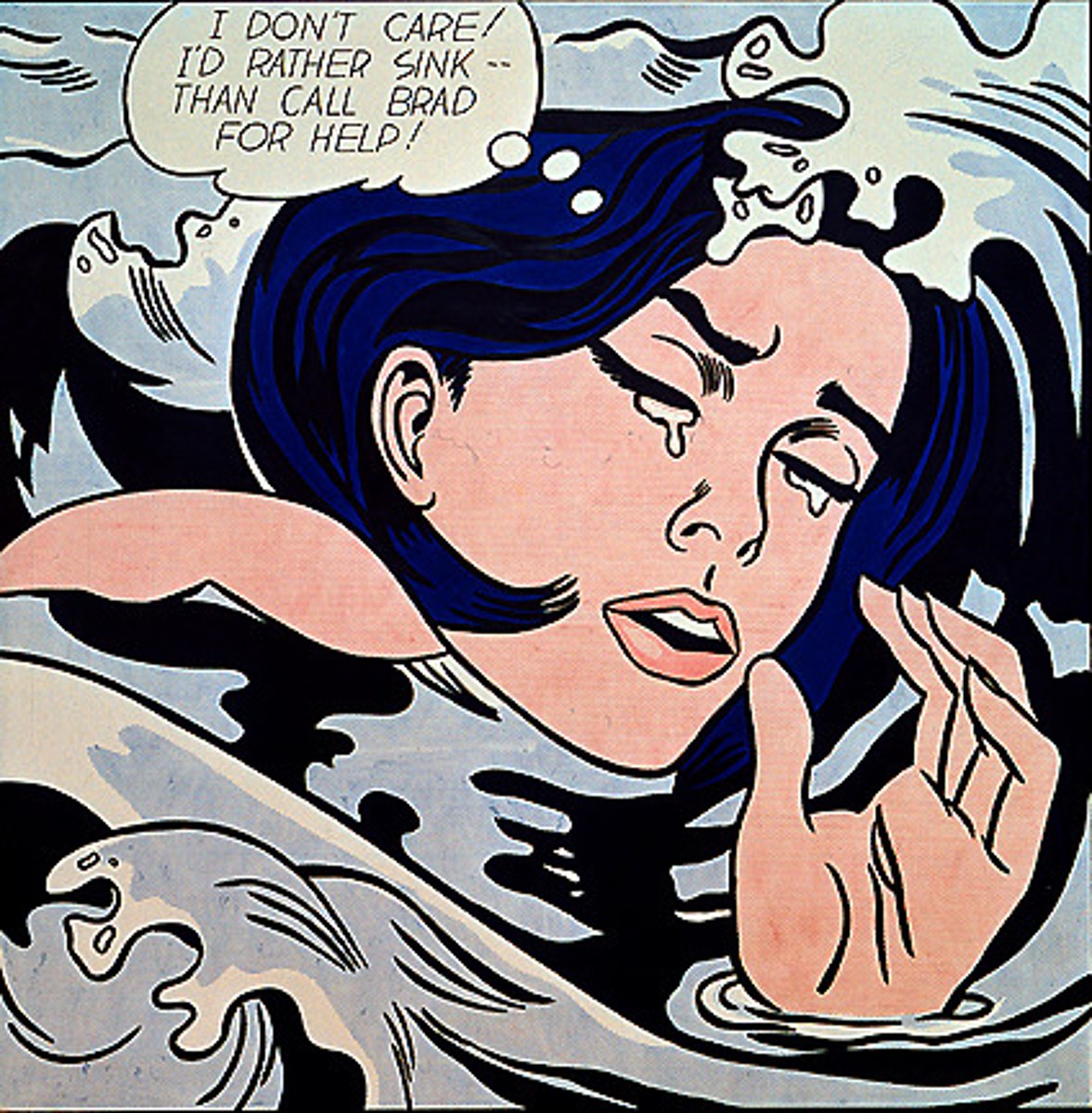 <p>- American Pop artist</p><p>- enlarge comic strips so much you can see the dots of the print</p>