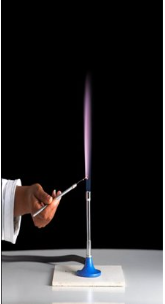 <p><span style="line-height: 0px;">Purple or lavender​ flame</span></p>