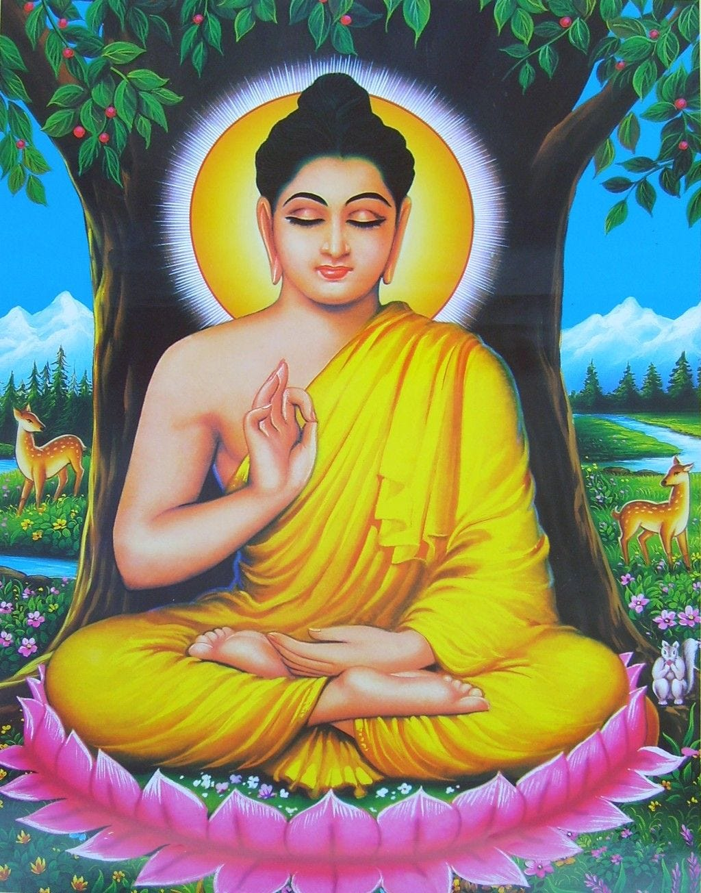 <p>Wat is de reis van Siddhartha Guatama?</p>