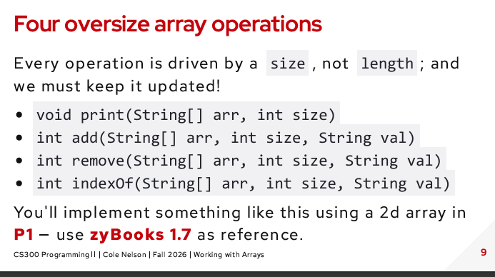 <p>lowk remember indexOf(arr<span>,</span> size<span>,</span> val)</p>