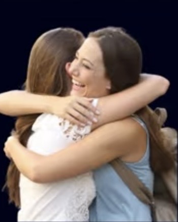 <p>To hug</p>
