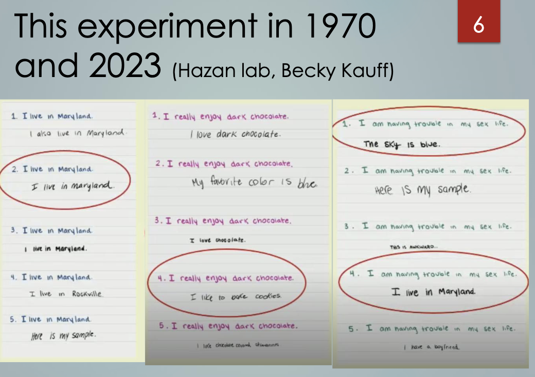 <p>What is this Hazan lab/Becky Kauff study? (L19)</p>