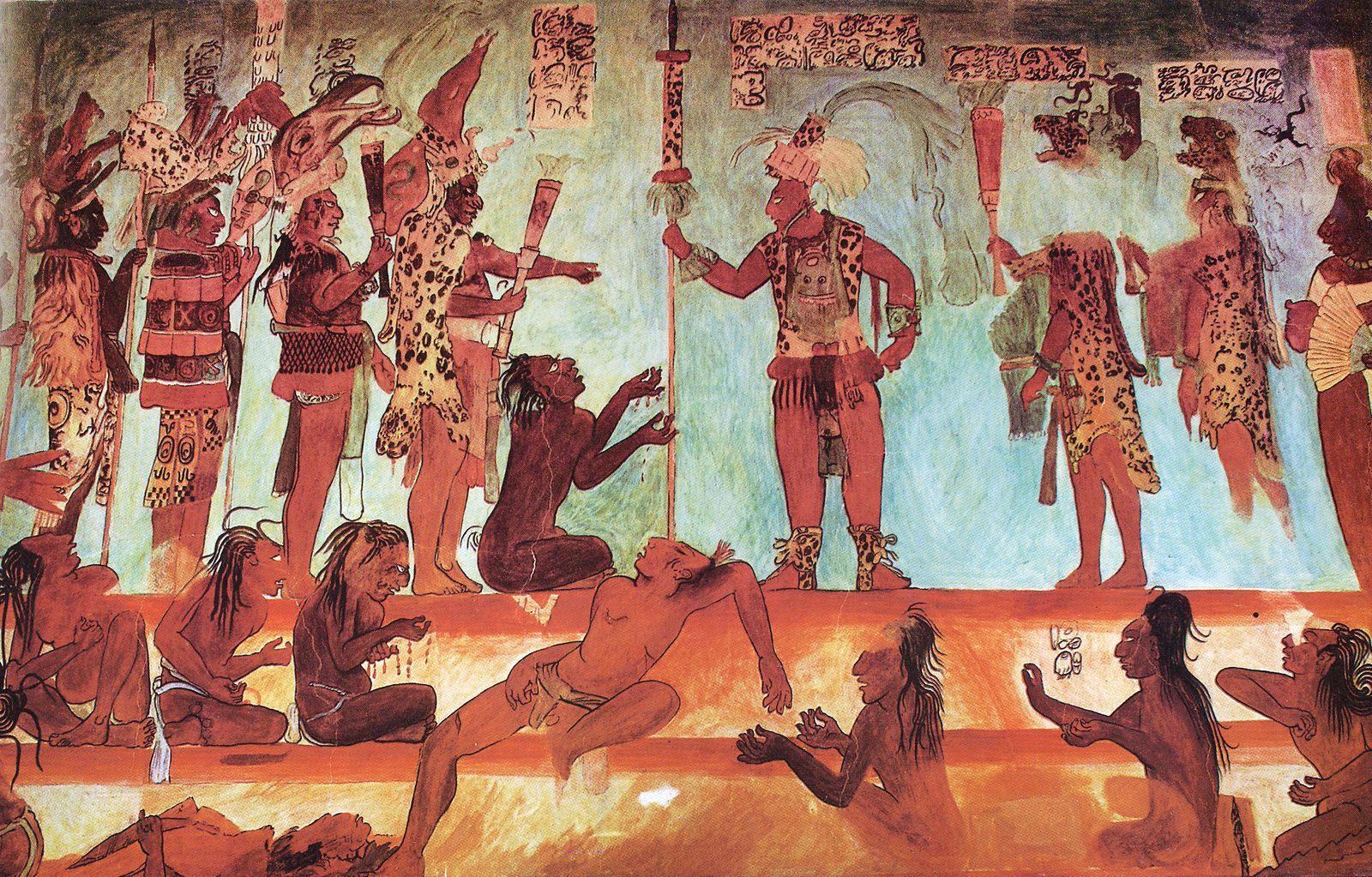 <p><span>Presentation of captives to Lord Chan Muwan</span></p>