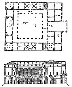 <p>palazzo Thiene, Palladio, Vicenza, renaissance, 1545</p>