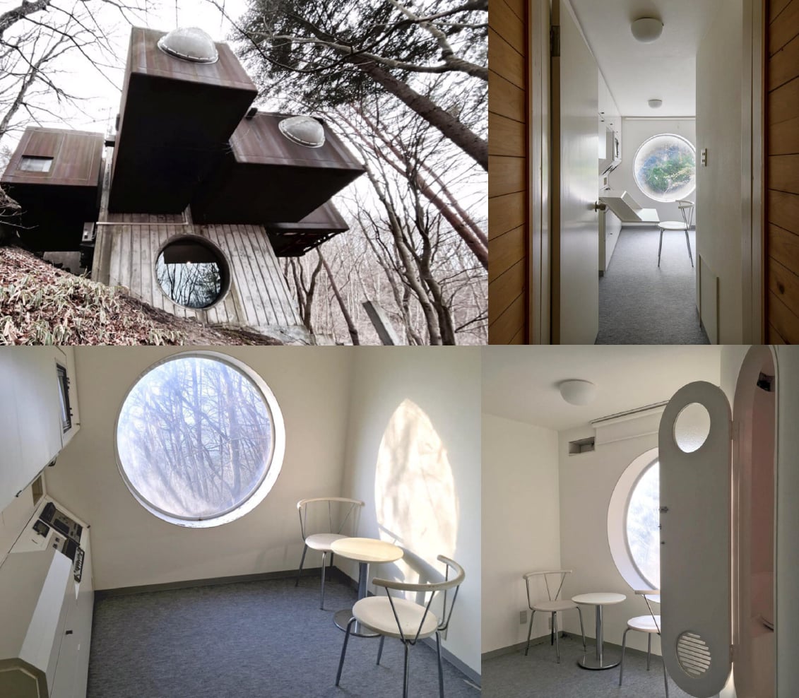 <ul><li><p>Kurokawa’s own villa designed as a metabolic buildings with the concept of capsule replacement in the future</p></li></ul><p></p>