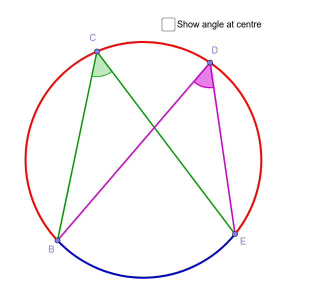 <p>What circle theorems is this?</p>