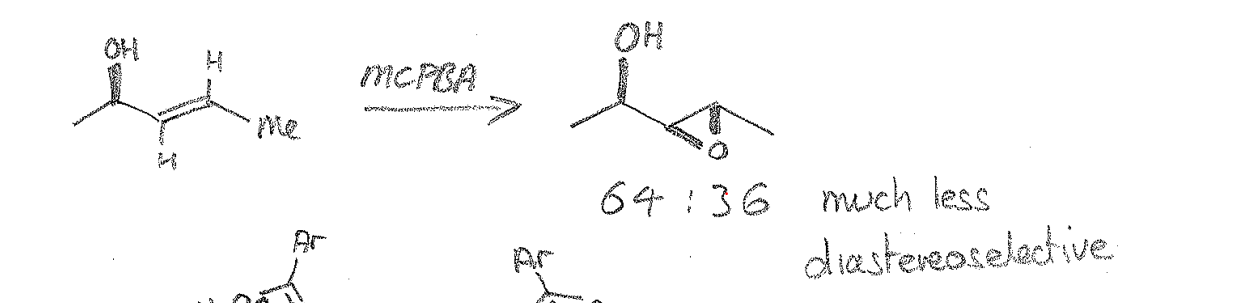 <p>why is this much less diastereoselective</p>