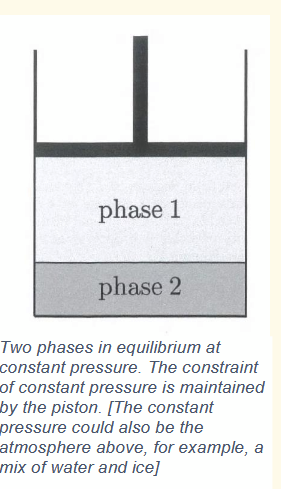 <p>chemical potential and phase changes</p>