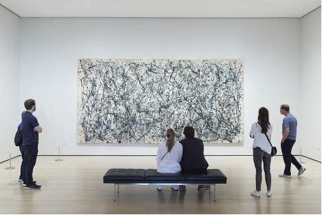 <p>A teacher uses this artwork to discuss visual rhythm and improvisation similar to jazz music.</p>