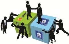 <p>/ˈmɝː.dʒɪŋ/ - sự sáp nhập, hợp nhất</p>