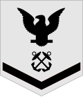 <p>One eagle above chevron</p>