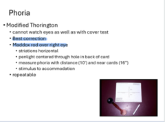 <p>What is the downside to Modified Thorington?</p>
