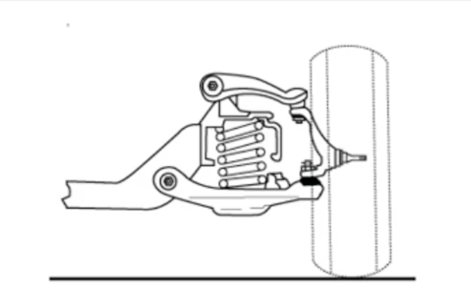 <p>The lower control arm is being removed on the suspension system shown.  Technician A says that the coil spring must be compressed prior to removal.  Technician B says that the upper control arm must be removed prior to removal.  Who is correct?</p>