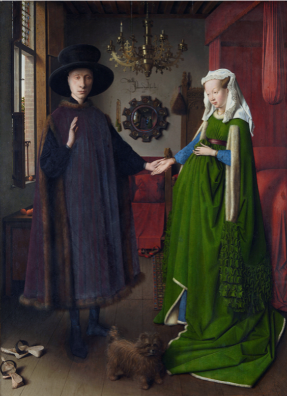 <p>←What is the this piece called, who painted it, and how did it reflect the styles of its period?</p>