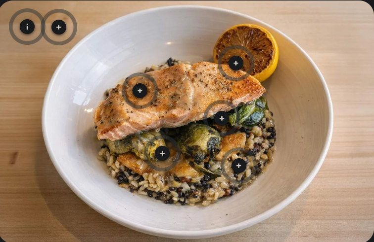 <p>lemon basil salmon</p>