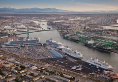 <p>Port complex located in Southern California that sees 50% of all US imports pass through</p>