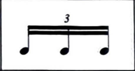 <p>->16분음표 3개를 2개 길이로 연주</p>