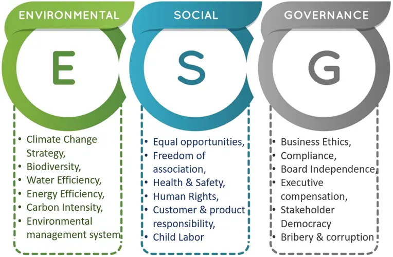 <p>Framework assessing the ethical impact and sustainability practices of a business.</p>