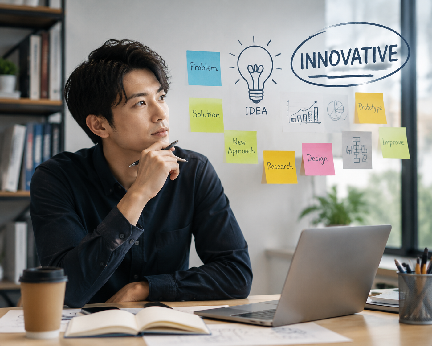 <p>innovate (v. ) <span style="color: red;"> </span><span style="color: red;"> </span></p><p>innovative (adj. ) </p>