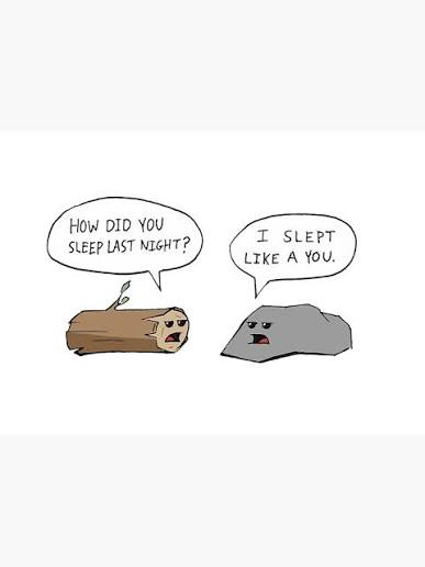 <p>sleep like a log</p><p><span>I went to </span>bed<span> early and——</span></p>