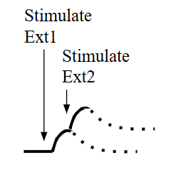 <p>T<span style="background-color: transparent;">he additive effect of PSPs (Post-Synaptic Potential) occurring together on nearby parts of the same cell</span></p>