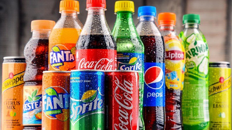 <p>soft drinks</p>