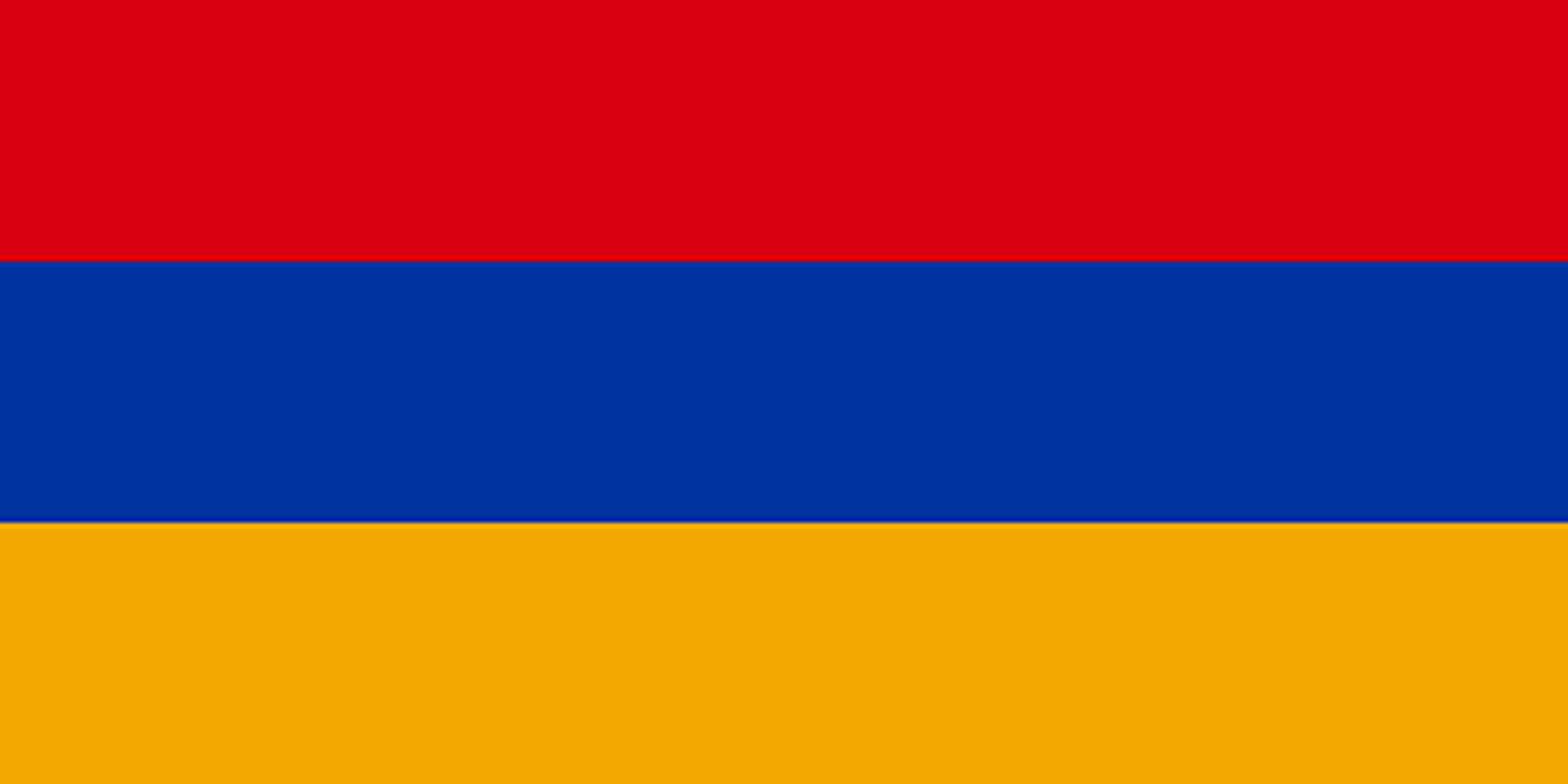 <p>l'Arménie, arménien (2x)</p>