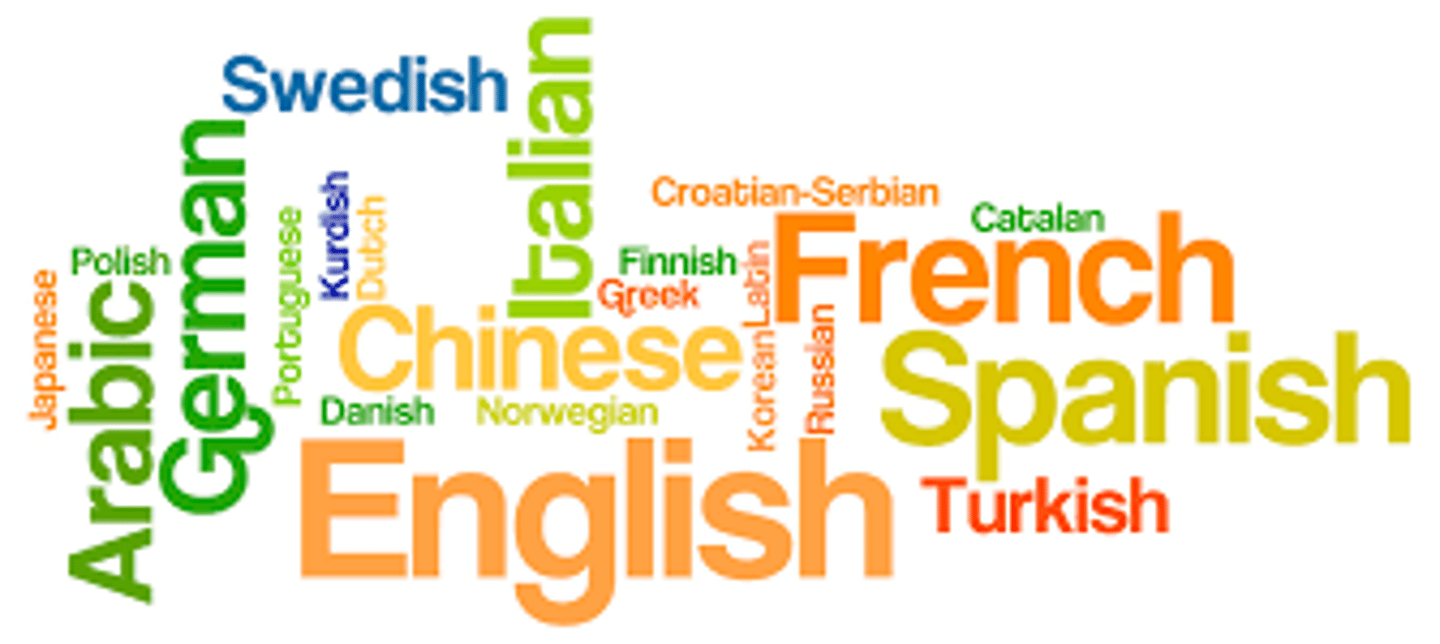 <p>(language English) nói một ngôn ngữ Ví dụ: She speaks three languages fluently.</p>