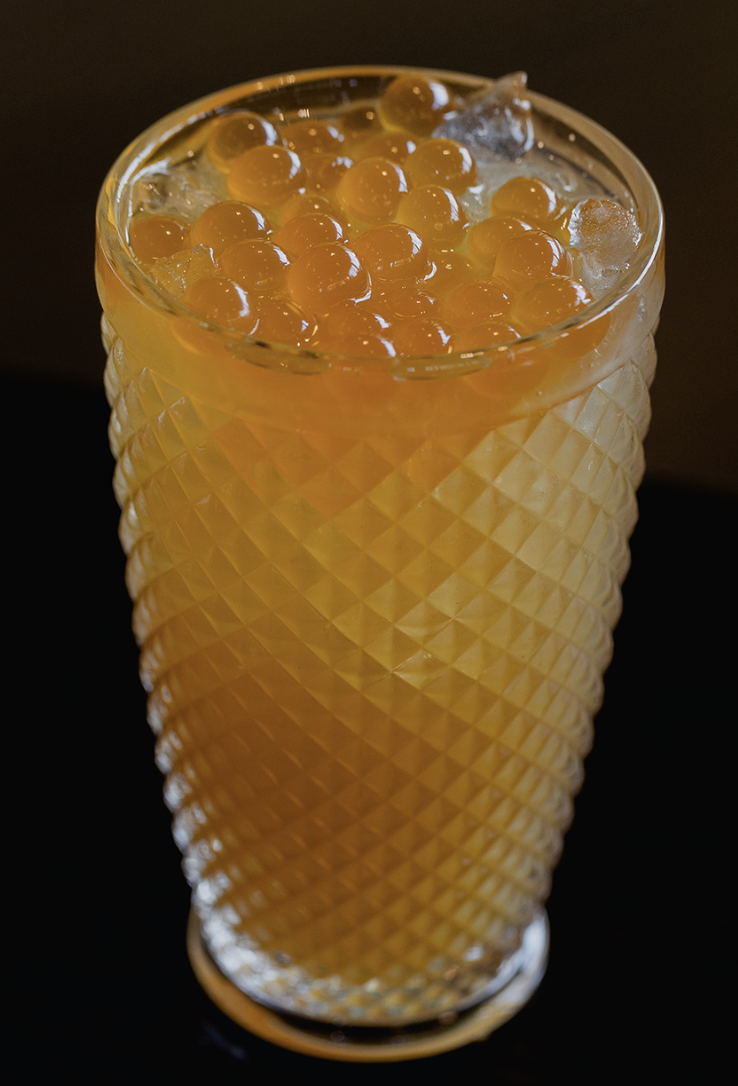 <p>Peach Boba Breeze</p>