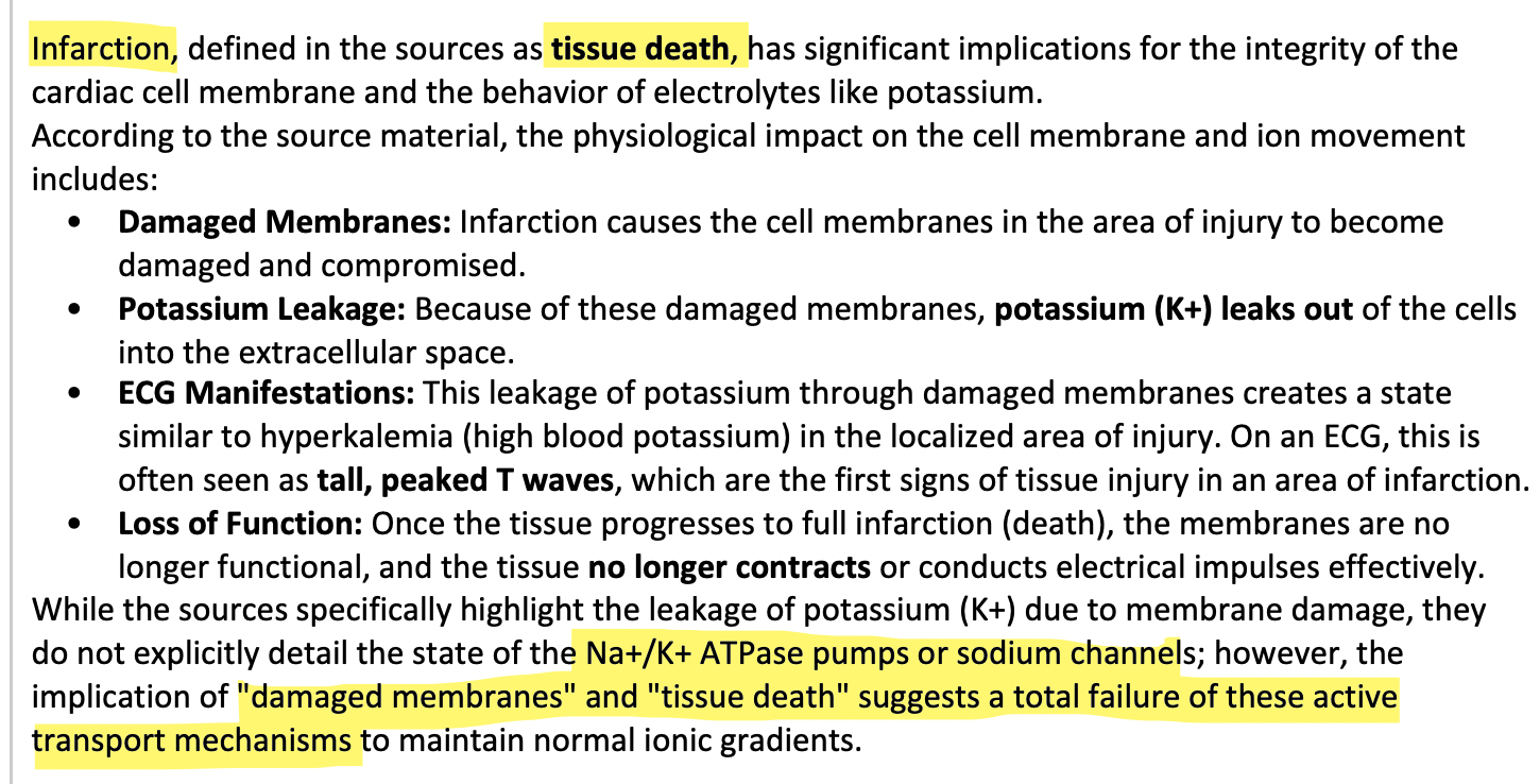 <p>There is a<strong> total failure of the $$Na^+/K^+$$ ATPase pumps </strong>to maintain normal ionic gradients</p>