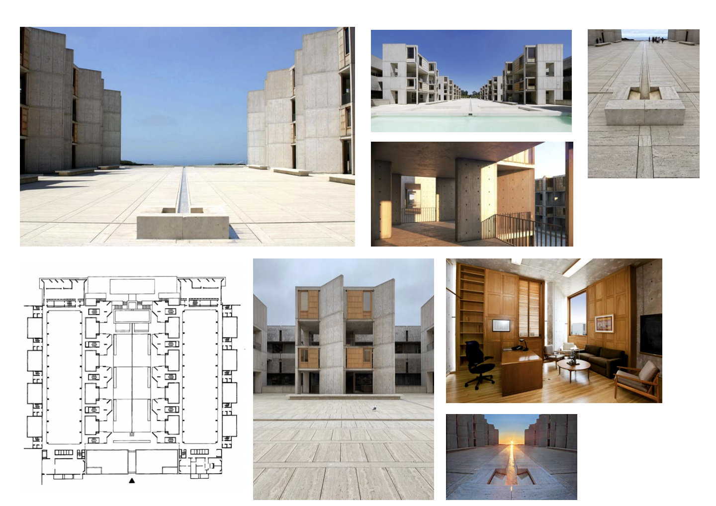 <p>15) Louis I. Kahn, Jonas Salk Institute, La Jolla (CA), USA, 1959–65</p>