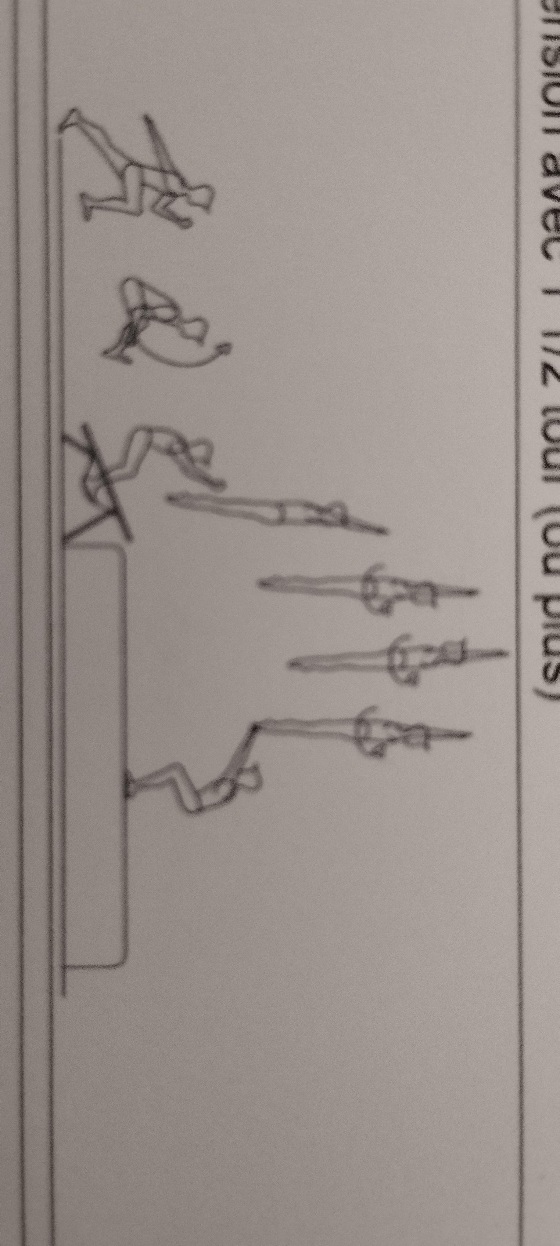 <p>Strecksprung mit 1 1/2 Dr. (oder mehr)</p>