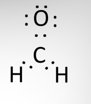 <ul><li><p>put carbon in the middle with one pair of electrons between the atoms </p></li><li><p>Add the electrons around the outside atoms (O)</p></li><li><p>Count the electrons around each atom:</p></li></ul><p>H: 2</p><p>O: 8</p><p>C: 6</p><p></p>