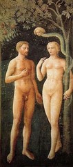 <p>may include: fig-leaf, apple, serpent, humanity, sin, mortality because of sin. The perfect garden. The serpent is a symbol of a negative force, even evil. __________ are cast out once they eat the "forbidden fruit." Giving into the serpent's temptation, ____ takes the fruit from the tree of knowledge of good and evil, eats it, and then gives it to _____</p>