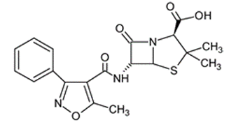 <p>[PENICILLINIASE-RESISTANT PENICILLINS / ANTISTAPHYLOCOCCAL PENICILLINS]</p><p>a. Methicillin</p><p>b. Nafcillin</p><p>c. Oxacillin (OXA)</p><p>d. Cloxacillin (CLX)</p><p>e. Dicloxacillin (DCX)</p>