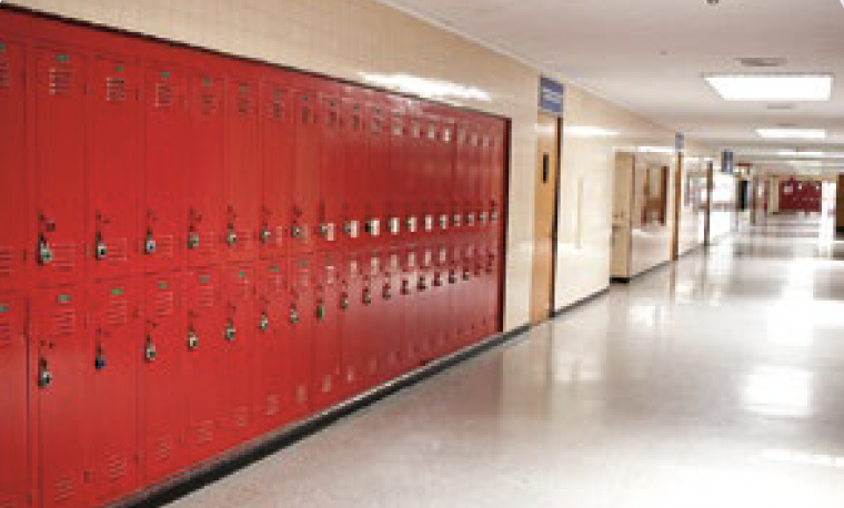<p>m., lockers</p>