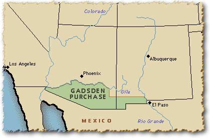 <p><span style="background-color: transparent;">Gadsden Purchase 1853</span></p>