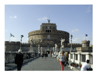 <p>Built by Hadrian for himself and family</p><p>Over 50 meters high </p><p>Contained ashes of Hadrian and Sabina, then Antonine and Severan families, last person being Caracalla (217)</p><p>Turned into a fort in the Middle Ages</p><p>Bridge rebuilt with angels designed by Bernini (1688)</p><p></p>