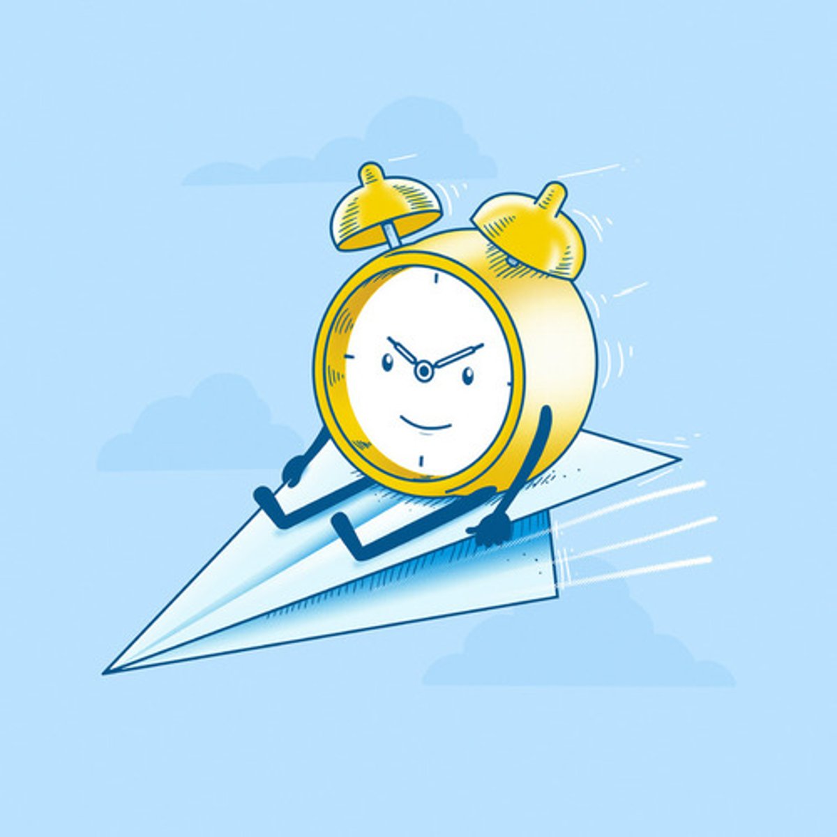 <p>time passes</p>