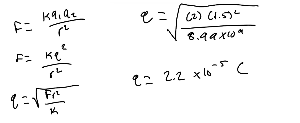 <p>2.2e-5 C</p>