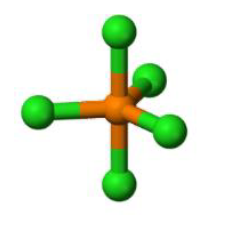 <p>Trigonal Bipyramidal - 120 &amp; 90</p><p></p><p>-symmetrical</p>