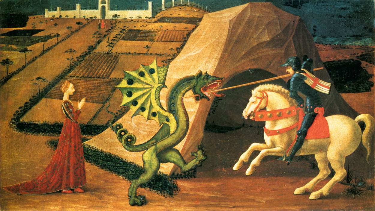 <p>Saint George Slaying the Dragon</p>