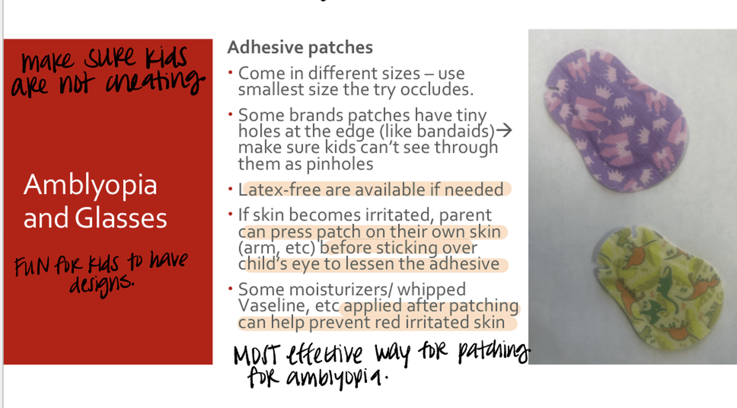 <p>If skin becomes irritated with adhesive patching, what is a way to help this?</p>