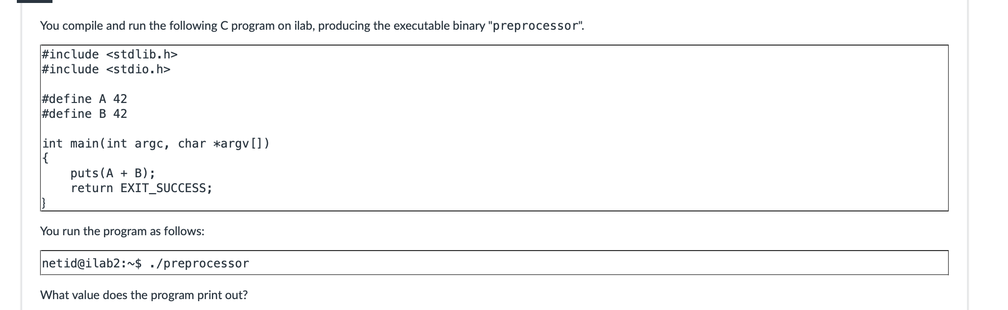 <p>What does this program result in?</p>